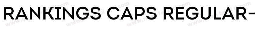 Rankings Caps Regular字体转换